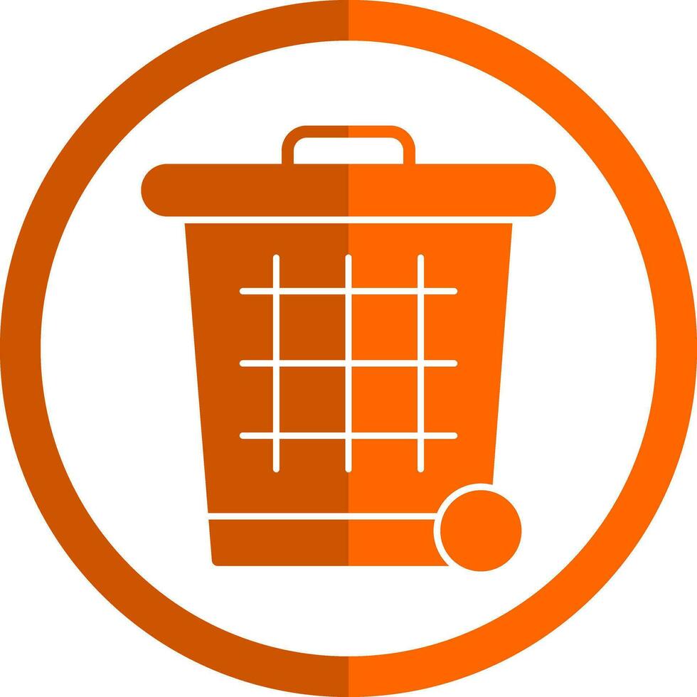 Trash can Vector Icon Design