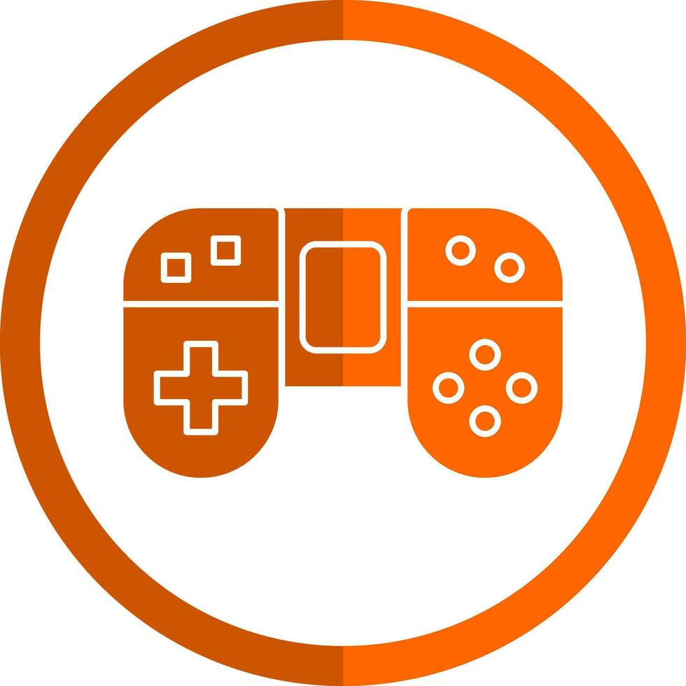 Portable console Vector Icon Design