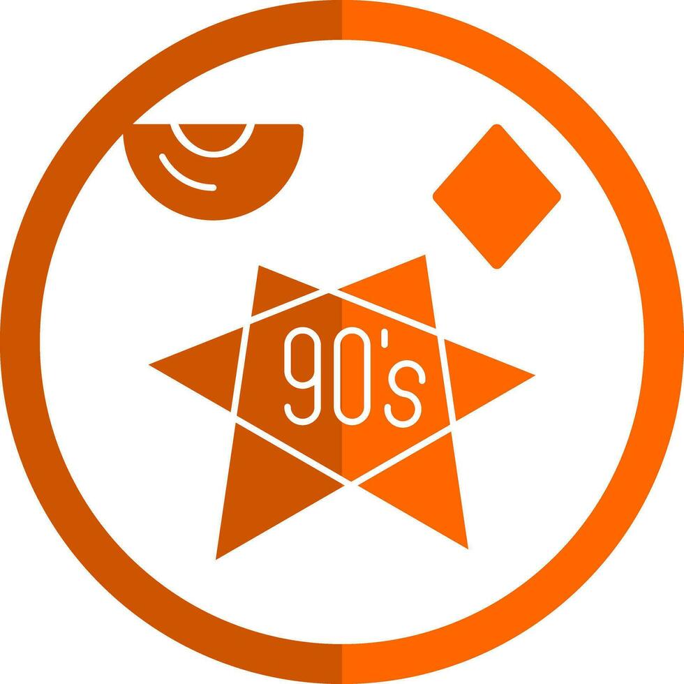 90s vector icono diseño