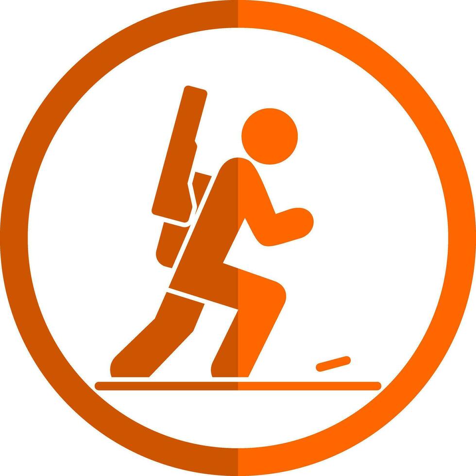 Biathlon Vector Icon Design