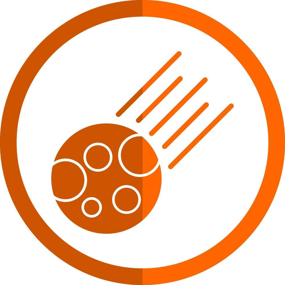 Comet Vector Icon Design