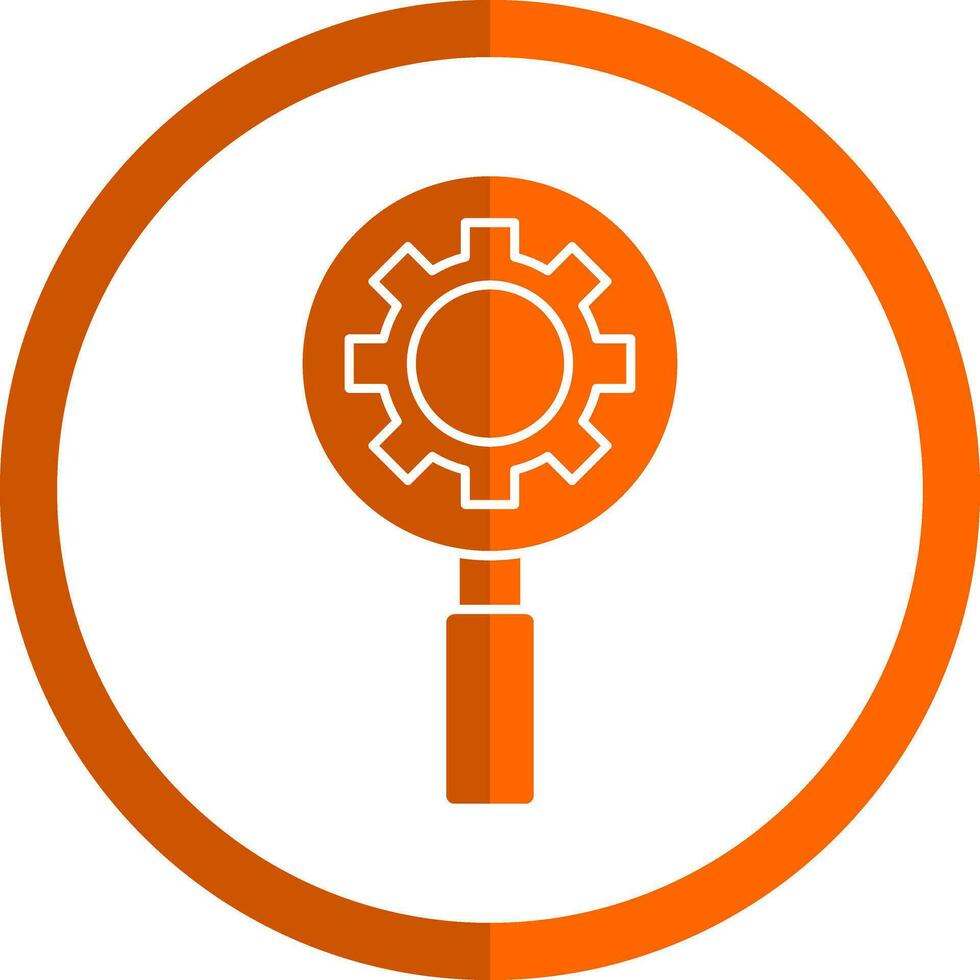 Magnifying glass Vector Icon Design