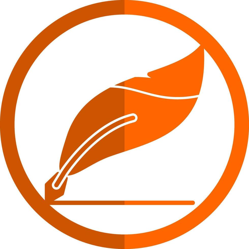 Quill pen Vector Icon Design