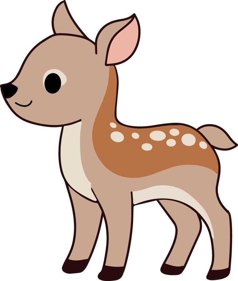 Animal deer illustration vector