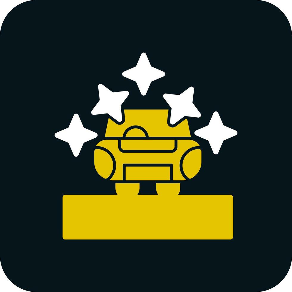 Car showroom Vector Icon Design