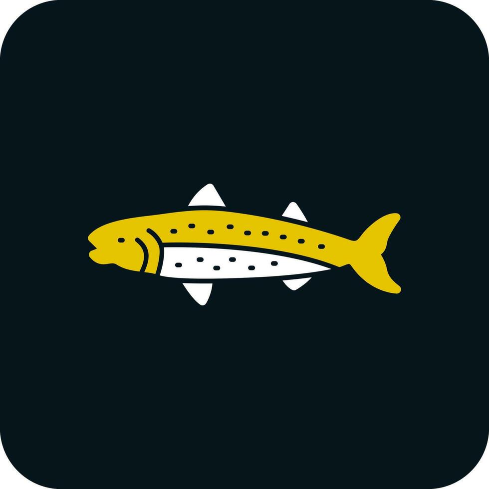 Mackerel Vector Icon Design