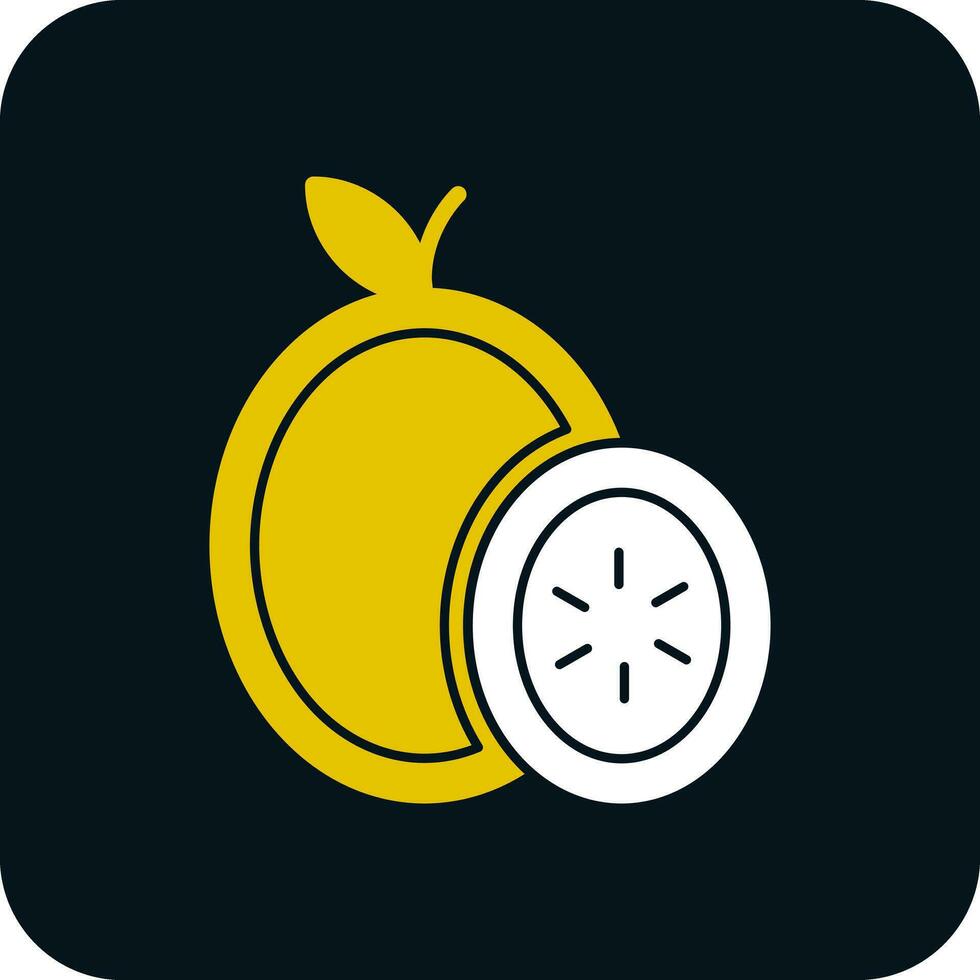 Passion fruit Vector Icon Design