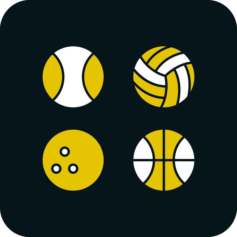 Balls Vector Icon Design