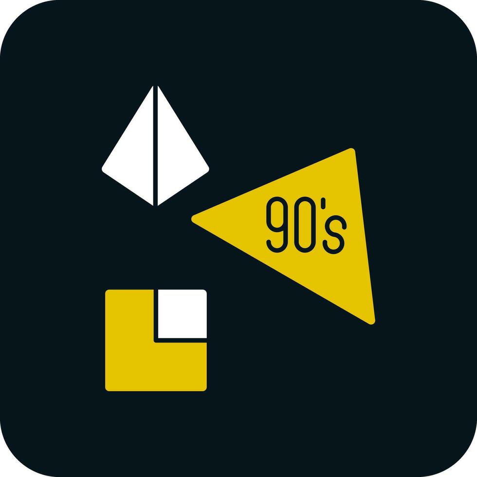 90s vector icono diseño