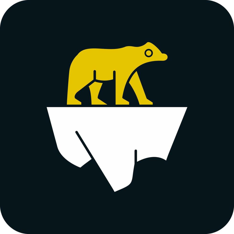 Polar bear Vector Icon Design