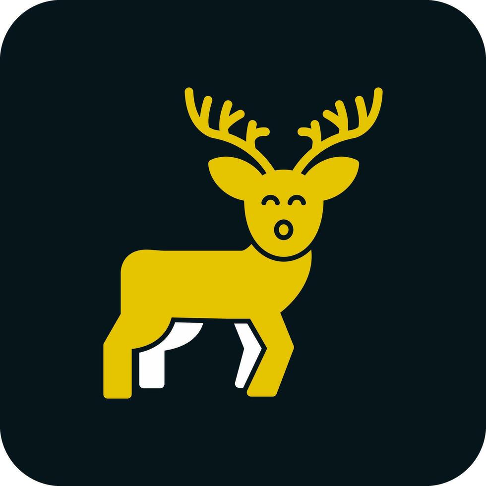 Reindeer Vector Icon Design