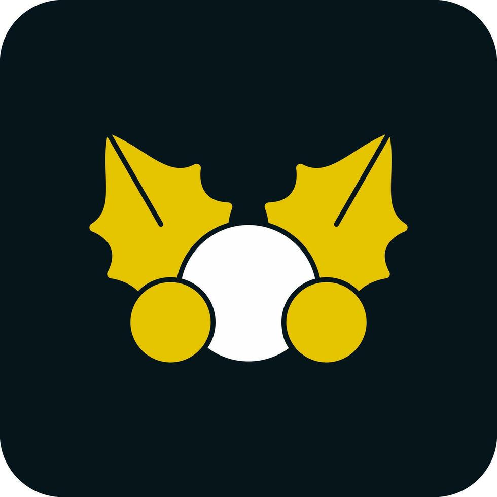 Mistletoe Vector Icon Design