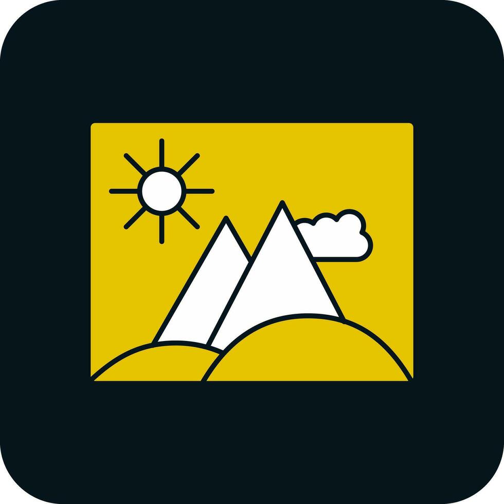 Hill Vector Icon Design