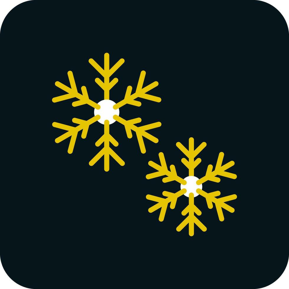 diseño de icono de vector de nieve
