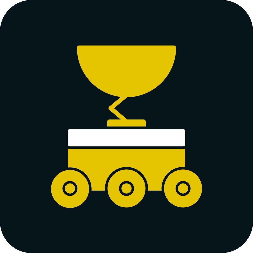 Moon rover Vector Icon Design