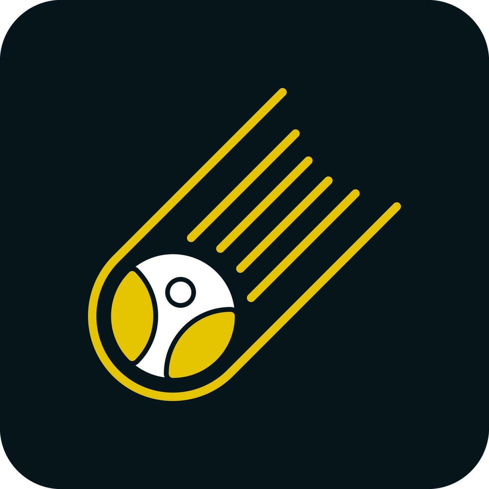 Meteorite Vector Icon Design