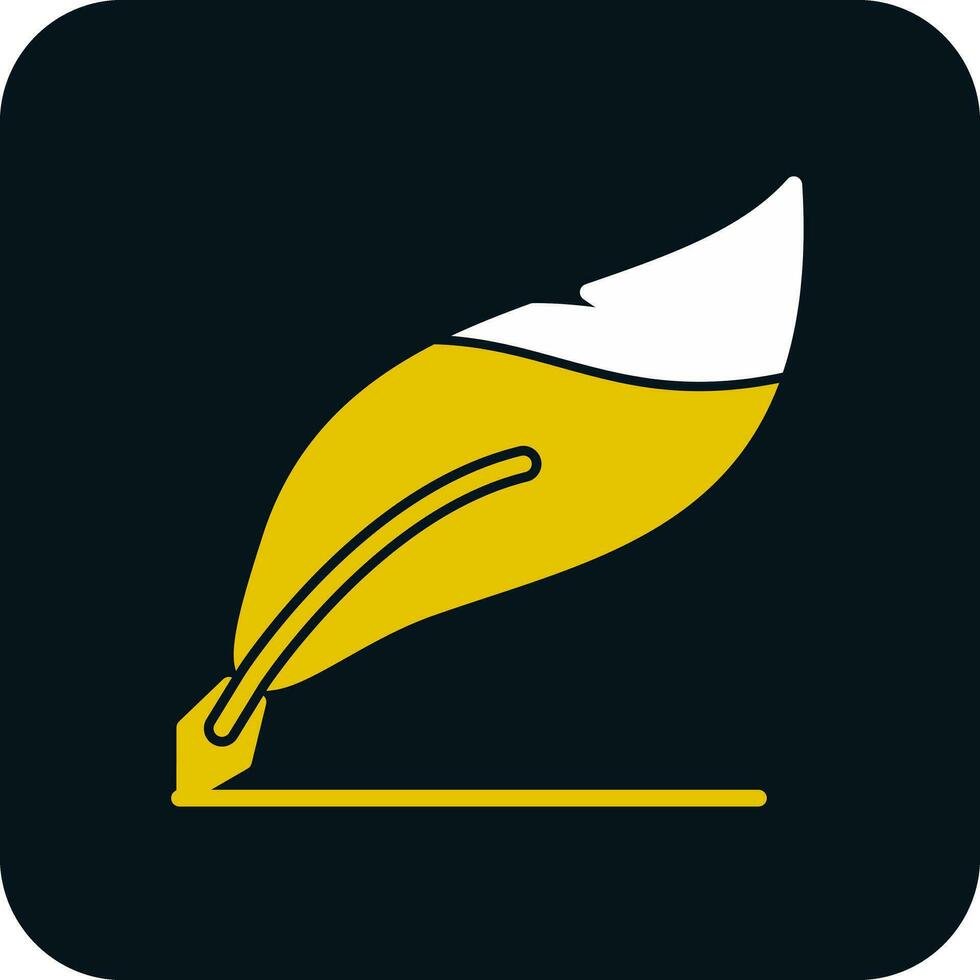 Quill pen Vector Icon Design