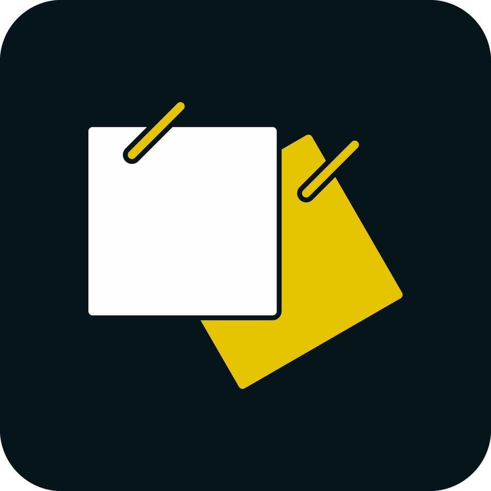 Sticky notes Vector Icon Design