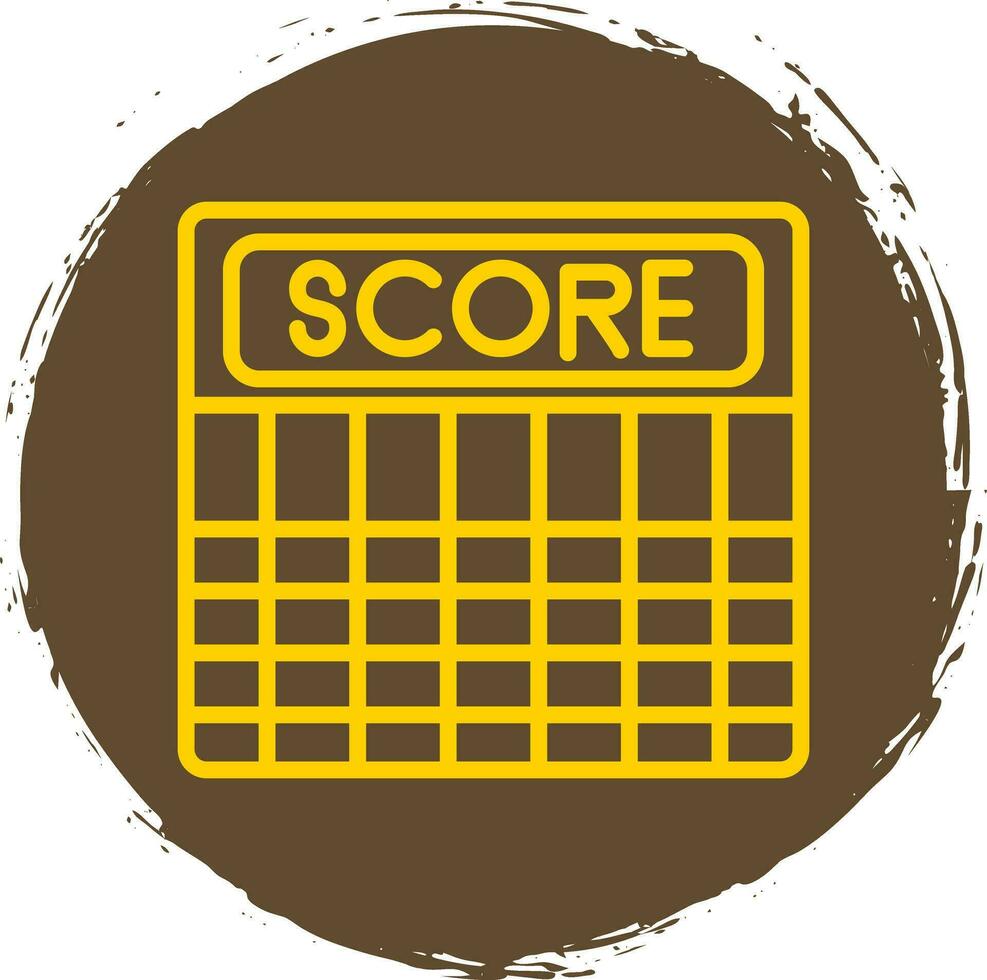 Score Vector Icon Design