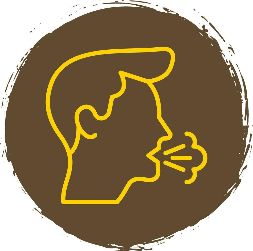 Cough Vector Icon Design
