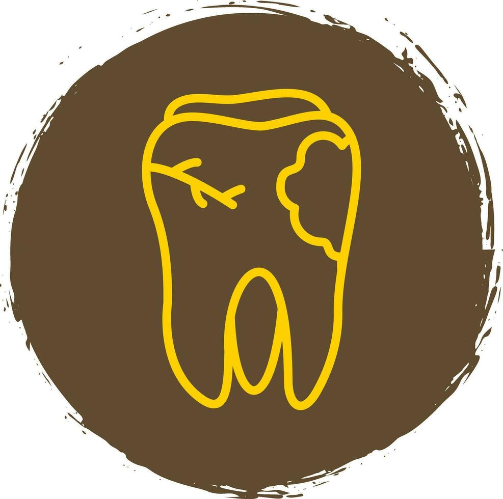 Caries Vector Icon Design