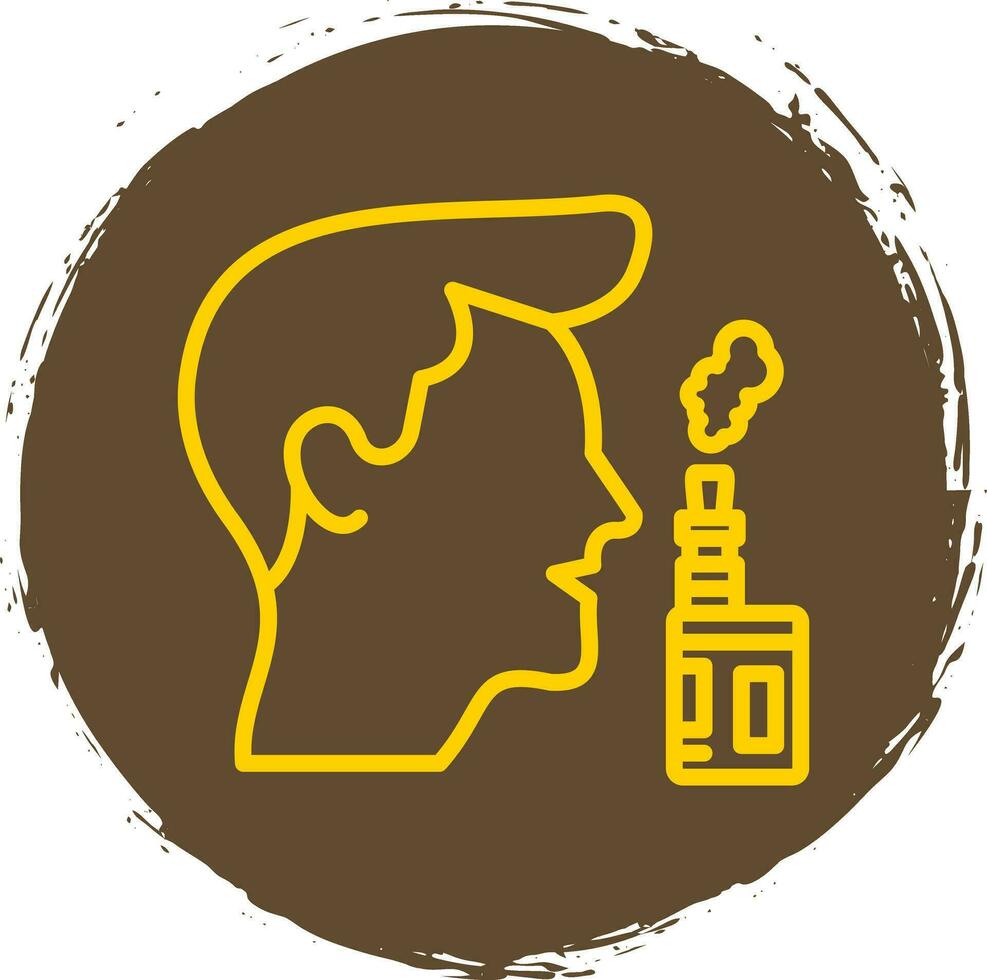 Vaper Vector Icon Design