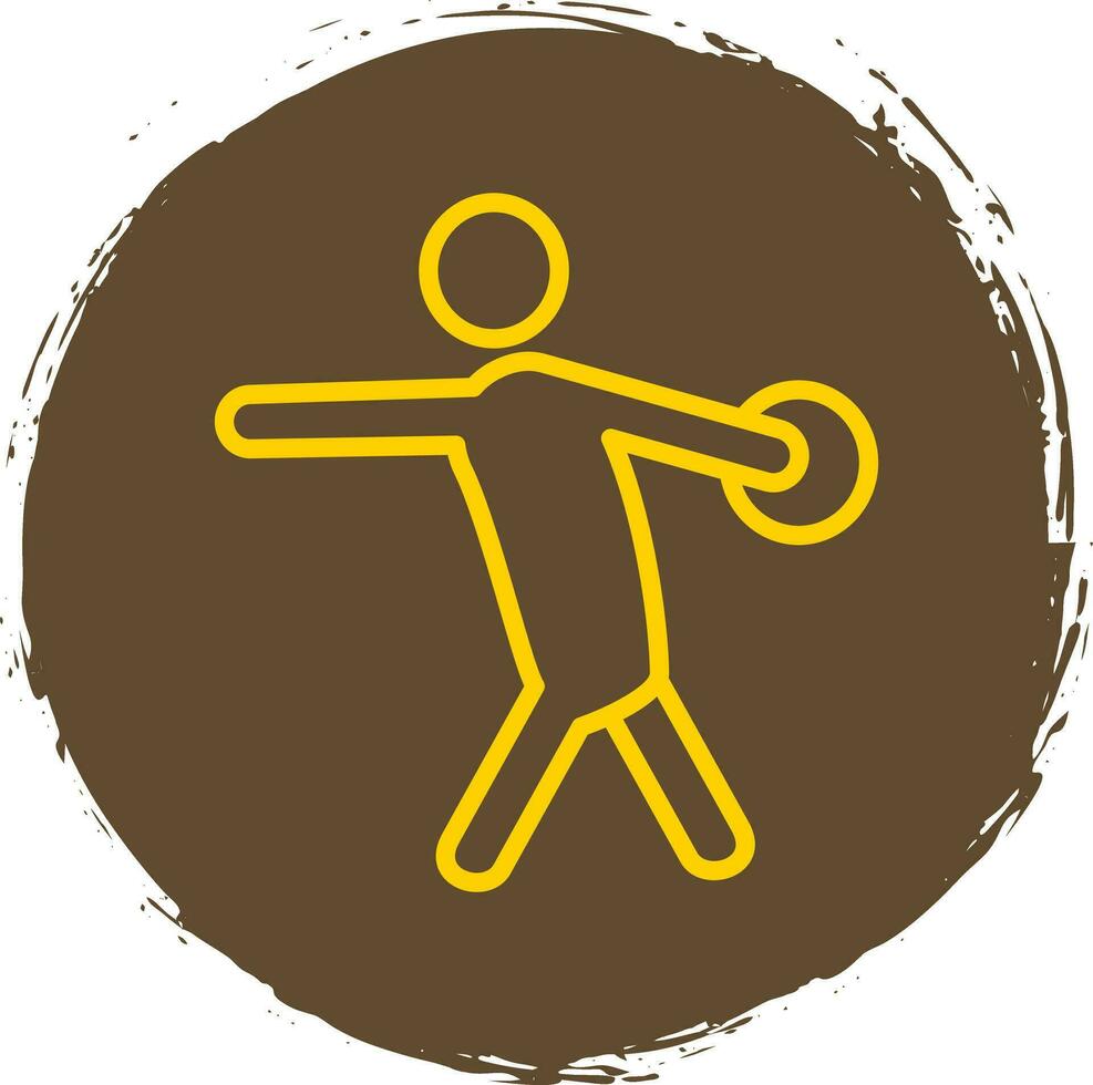 Discus Vector Icon Design