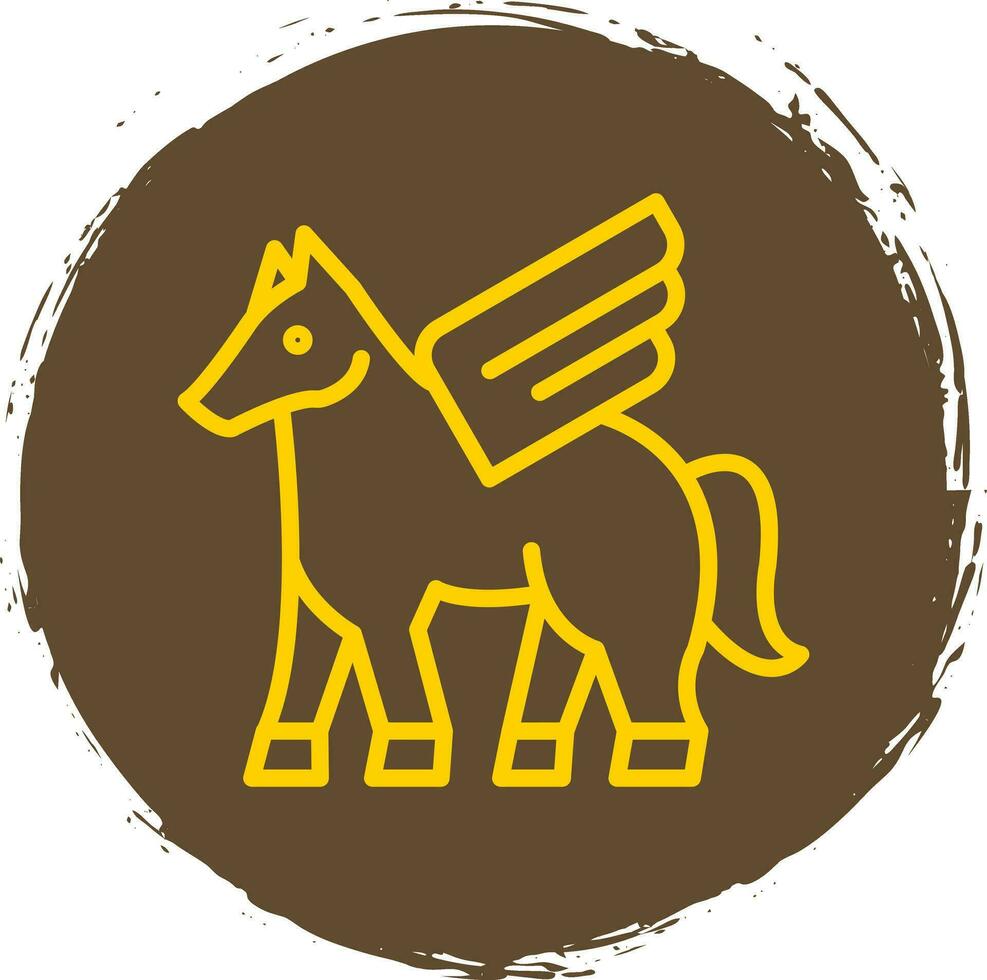 Pegasus Vector Icon Design