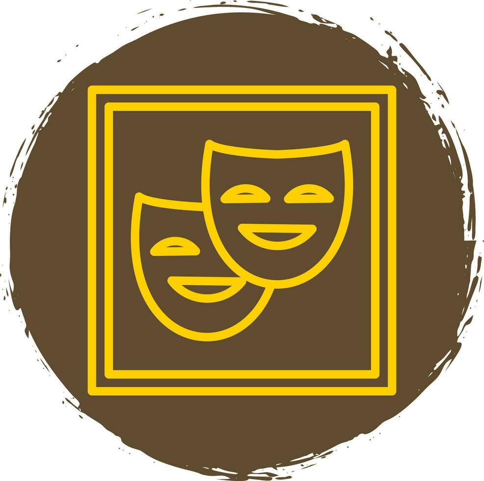 diseño de icono de vector de teatro