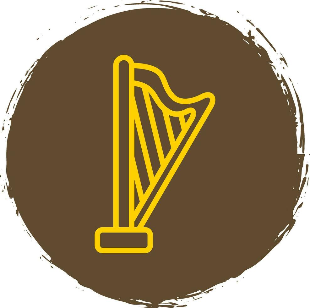 Harp Vector Icon Design