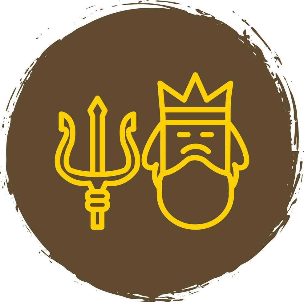 Poseidon Vector Icon Design