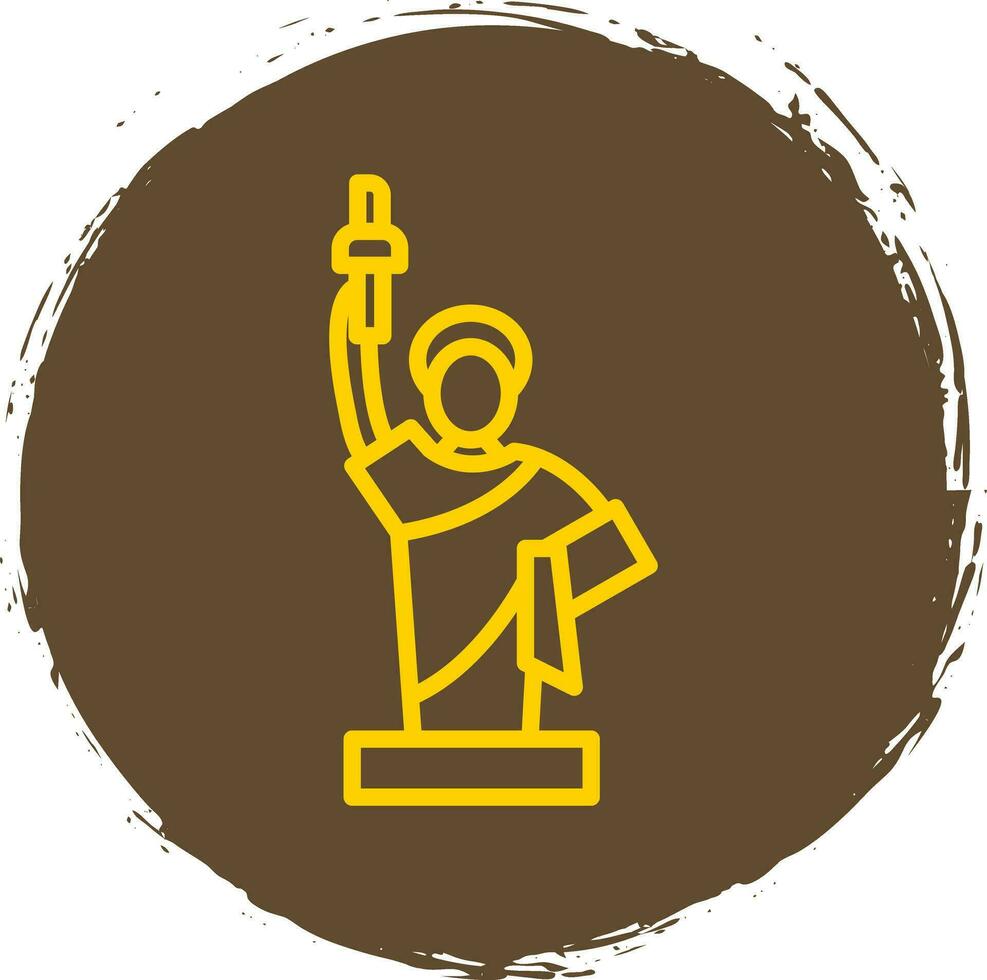 Statue Vector Icon Design