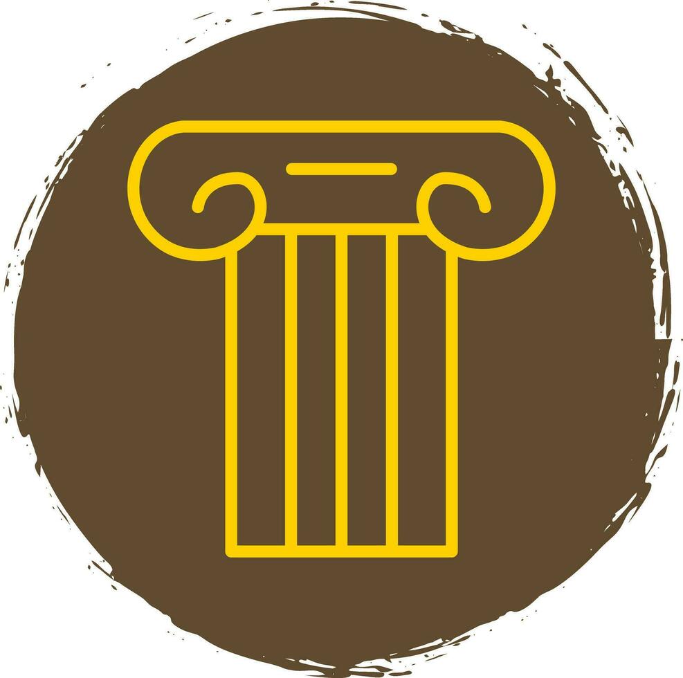 Ancient pillar Vector Icon Design