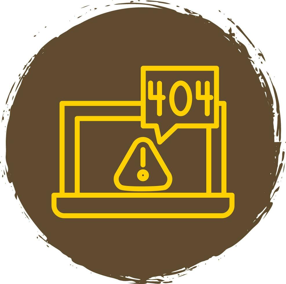 404 error Vector Icon Design