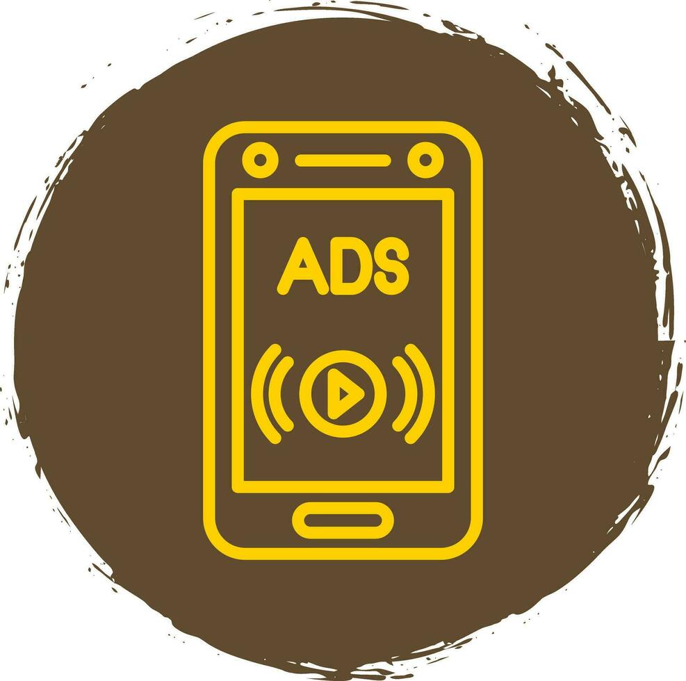 Social ads Vector Icon Design