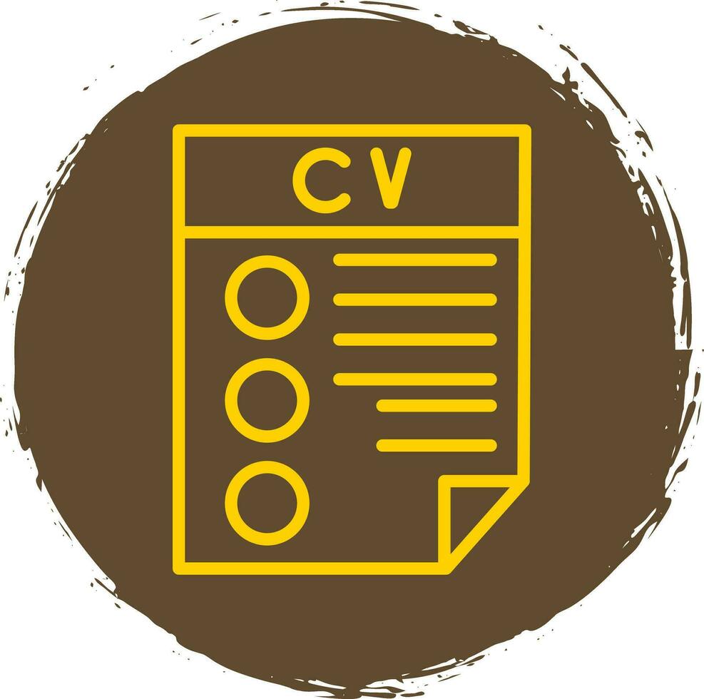 CV Vector Icon Design