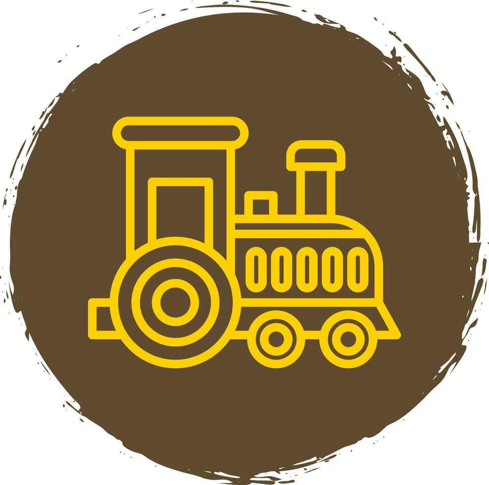 Toy train Vector Icon Design