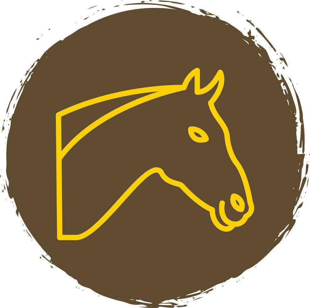 diseño de icono de vector de caballo