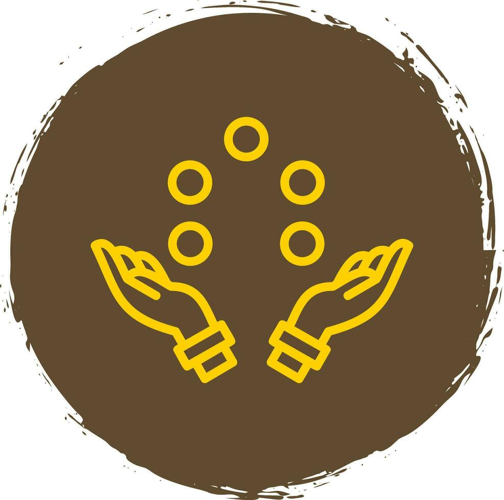 Juggling ball Vector Icon Design
