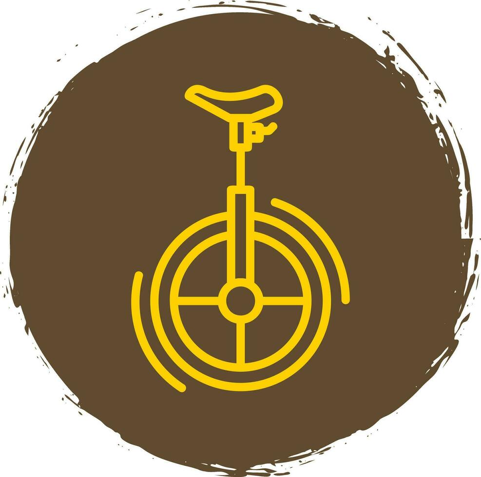 Unicycle Vector Icon Design