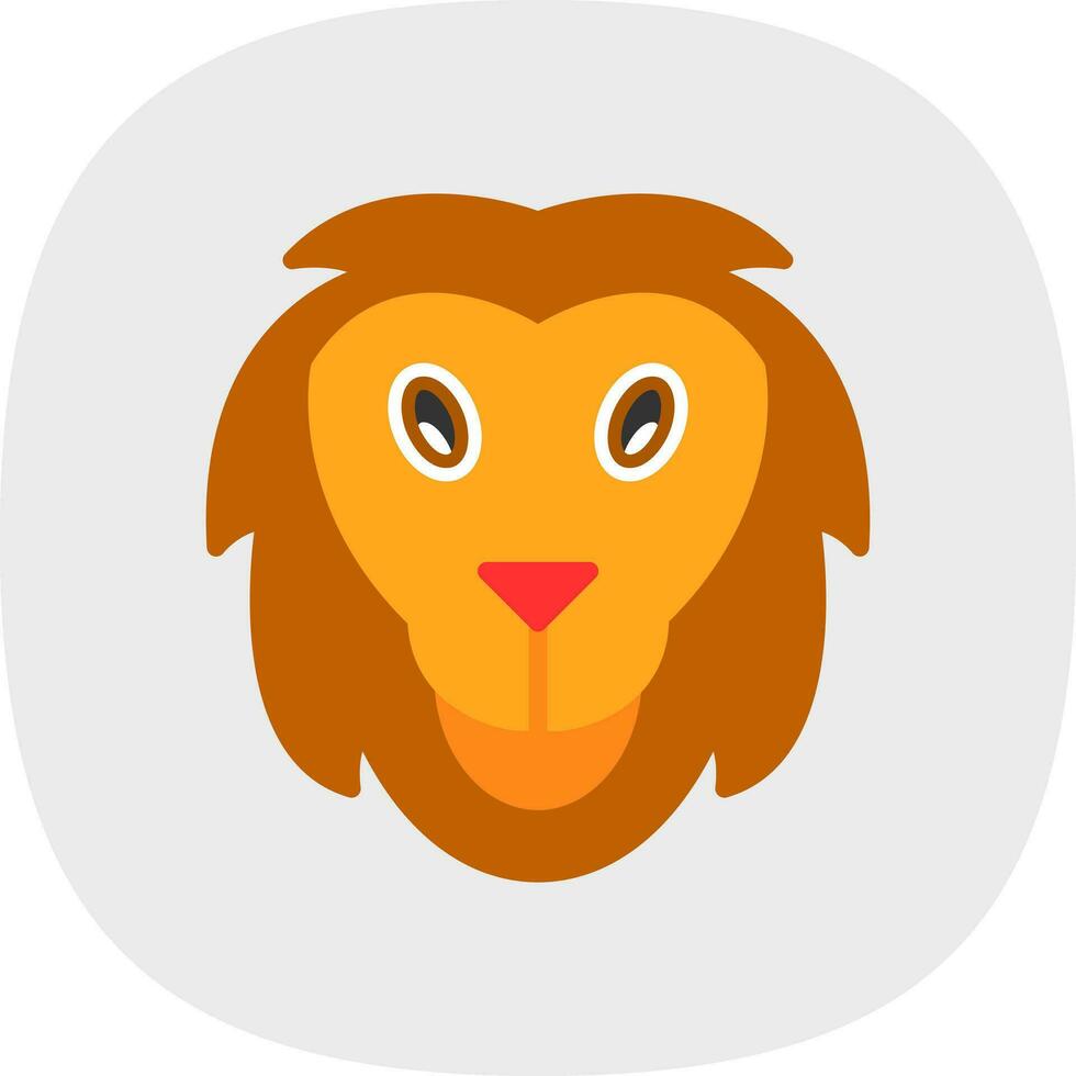 diseño de icono de vector de león