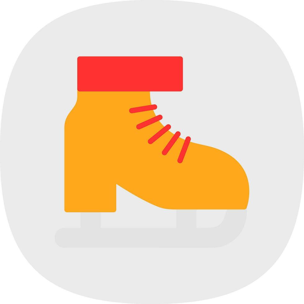 Ice skate Vector Icon Design