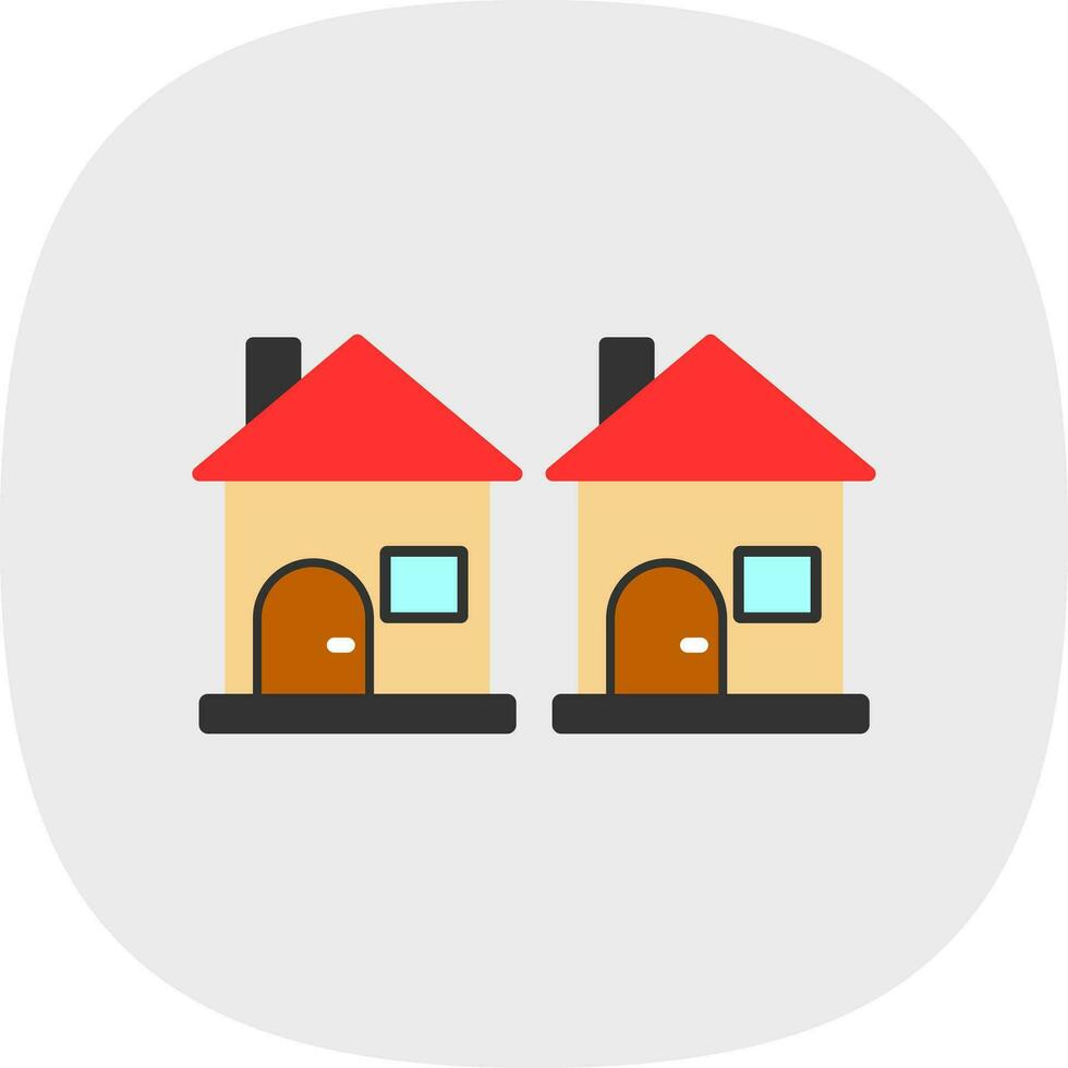 Houses Vector Icon Design