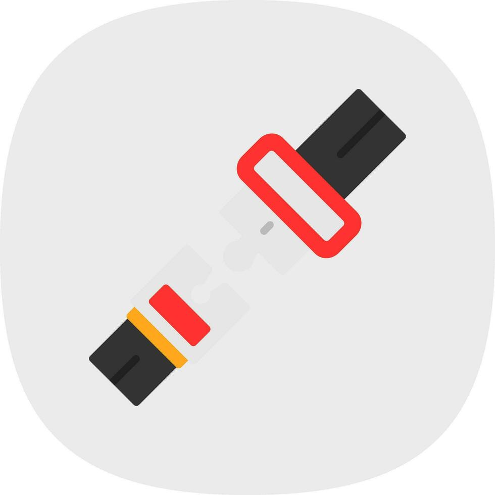 Seatbelt Vector Icon Design