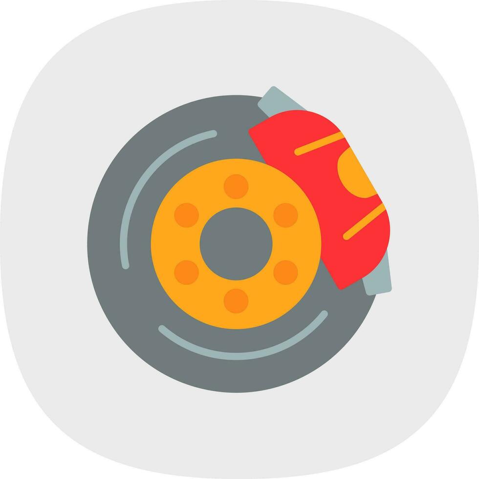 Brake disc Vector Icon Design