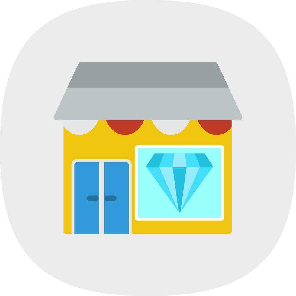 Jewelry shop Vector Icon Design