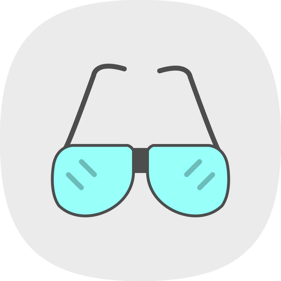 diseño de icono de vector de gafas de sol