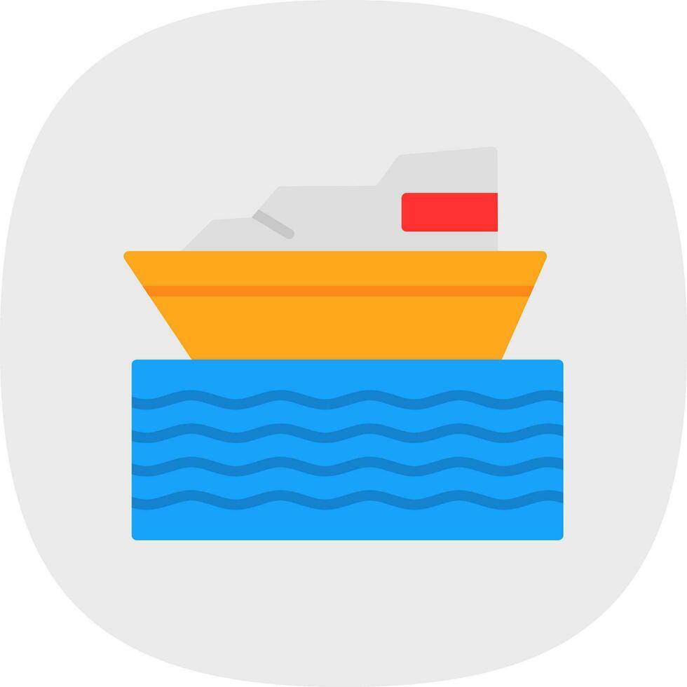 Boat Vector Icon Design