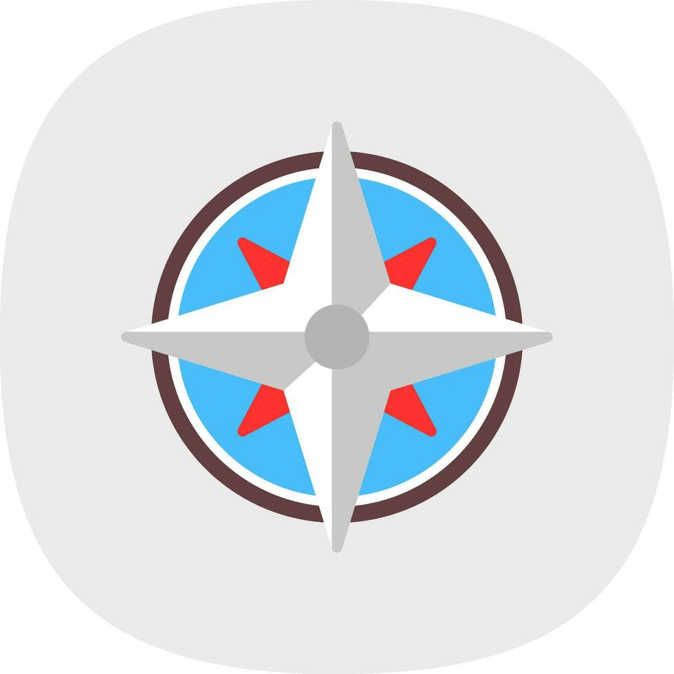 Wind rose Vector Icon Design