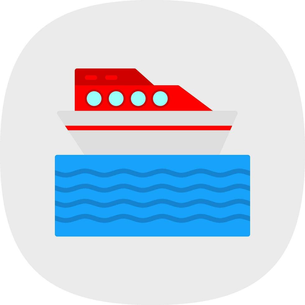 diseño de icono de vector de barco